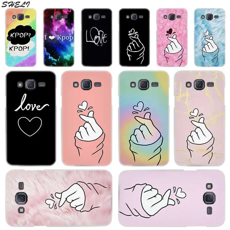 

Sheli Black White Love kpop Hard Phone Case for Samsung J7 J3 J5 Prime J3 J8 J2 J7 J5 J6 2015 2016 2017 2018 J2 Pro Ace Plus