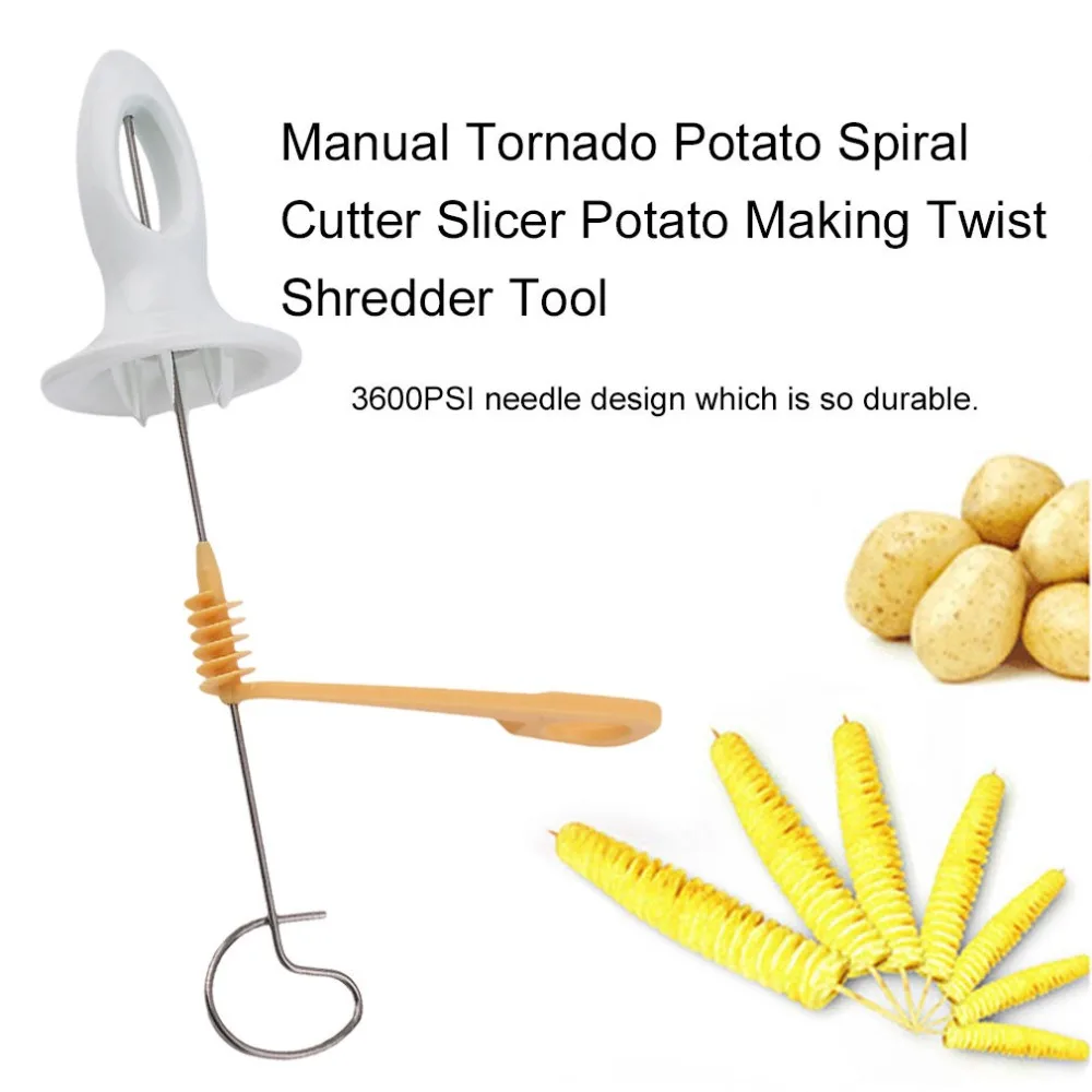 Ручной спиральный слайсер Tornado картофель спиральный резак овощей Shred Инструменты, устройства для кухни аксессуары изготовления твист измельчитель