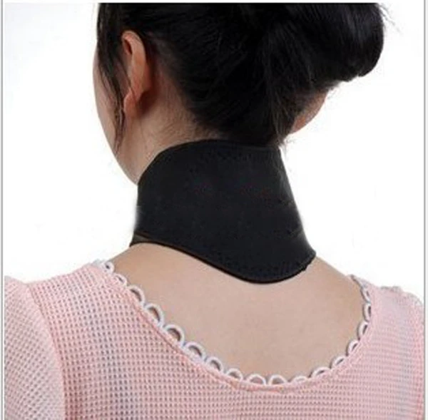

Neck Pain Relief Tourmaling Heating Pads Magnetic Healthcare Neck Support Belt 1 piece Free Ship
