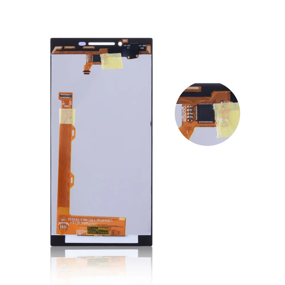 Дисплей для LENOVO P70 LCD P70-A P70A в сборе с тачскрином на рамке черный белый