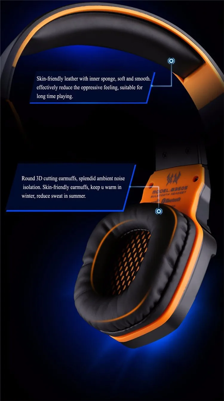 EACH B3505 Wrieless Bluetooth 4.1 Stereo Headphone Headband Earphone Headset with Mic for iPhone 6iPhone6 Plus Samsung (12)