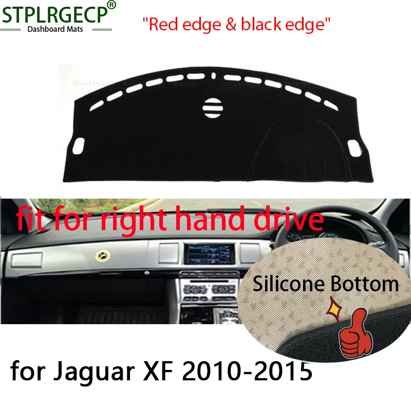 

for Jaguar xf 2010-2015 right hand drive Double layer Dash Mat Dashmat Dashboard Cover Sun Shade Dash Board Cover Carpet