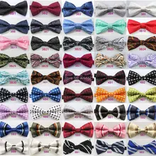 Лот 100 шт. Yibei Coachella микроволокнистый жаккард тканый галстук-бабочка сплошной Цвет/Пейсли/в полоску взрослых обувь, украшенная бантиком-бабочкой