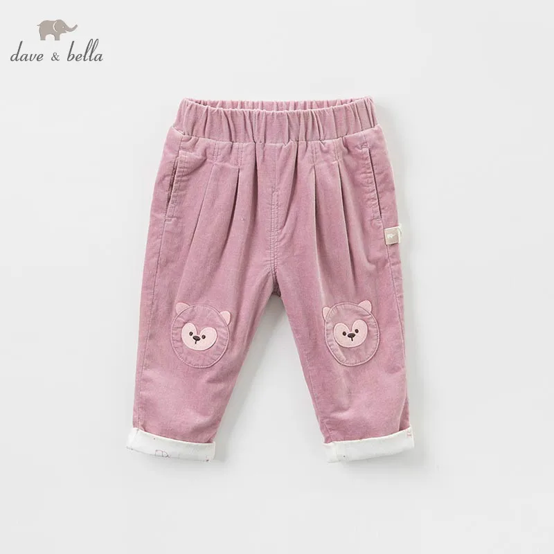 DBM8627 dave bella autumn baby girl fashion pants children full length