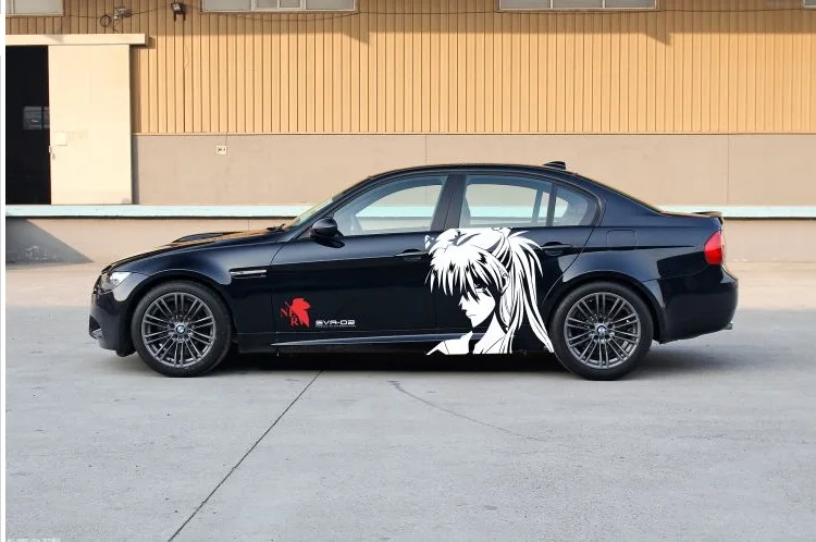

LEFT SIDE Car Stickers Tailor-made Car Styling Japanese Cartoon Anime Decorative Waterproof Vinyl Fresh No Color Fading Durable