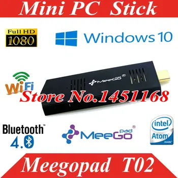 

mini pc stick Meegopad T02 32GB Version z3735f OS mini Intel Compute Stick HDMI 2GB RAM Wifi Bluetooth