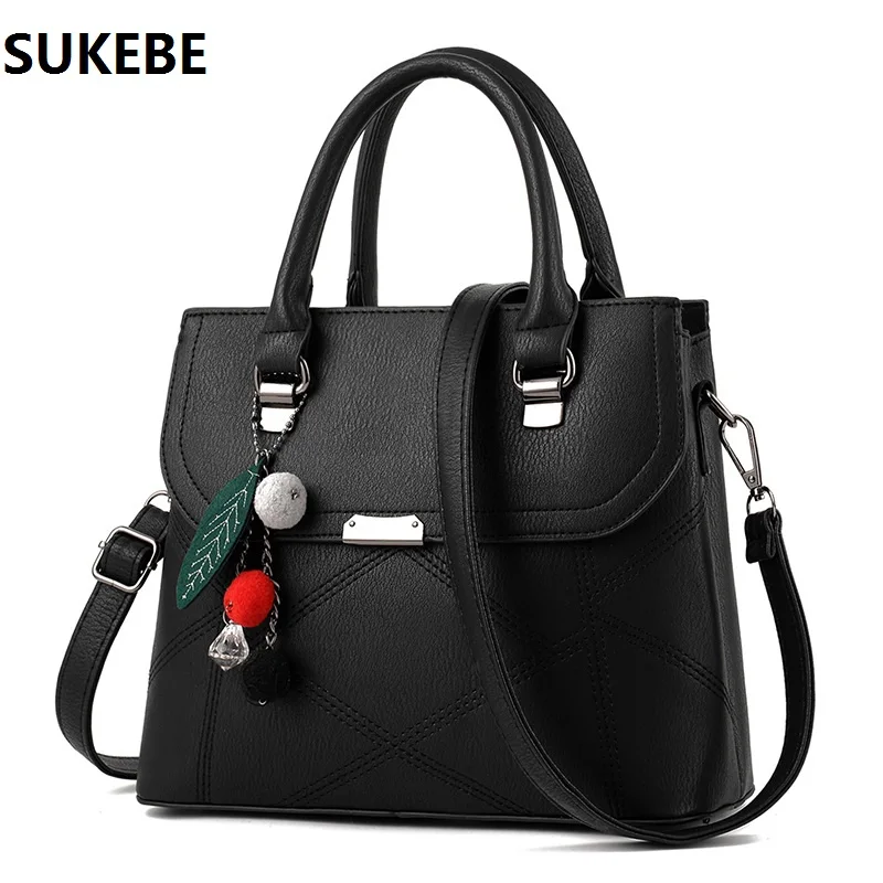 SUKEBE New Women Bags Luxury Handbags Designer Crossbody Bags Leather