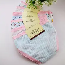100% Хлопок для Детей Трусики Нижнее Белье Для Детей Детские Босоножки Под Трусы Девушки Шорты Панталоны Трусы, может Mixsize, 12 Шт./лот