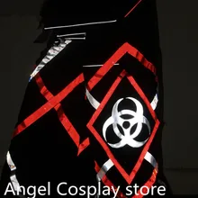 Shuffle Танцы карнавал Raver руды техно hardstyle tanz шланг fluoreszierend перемешать DJ Phat Брюки для девочек