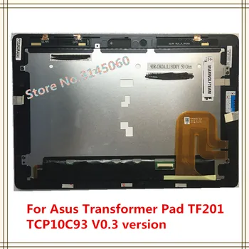 

3PCS new Touch Screen with LCD Screen Assembly For Asus Transformer Pad TF201 TCP10C93 V0.3 with frame bezel