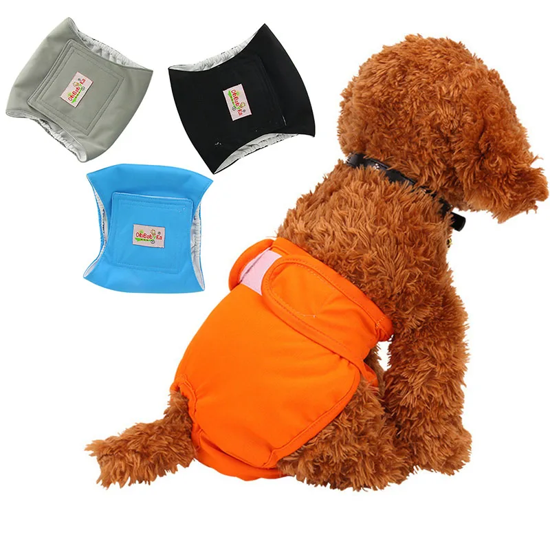 Ohbabyka Dog Cloth Diaper Male Doggie Durable Diapers Pants Dog Wrap