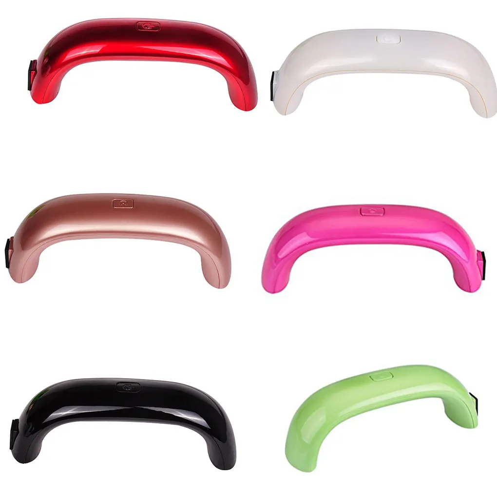 

LED Rainbow Small Nail Lamp MINI Portable Nail Phototherapy Unit USB Nail Polish Light 9W Nail Dryer