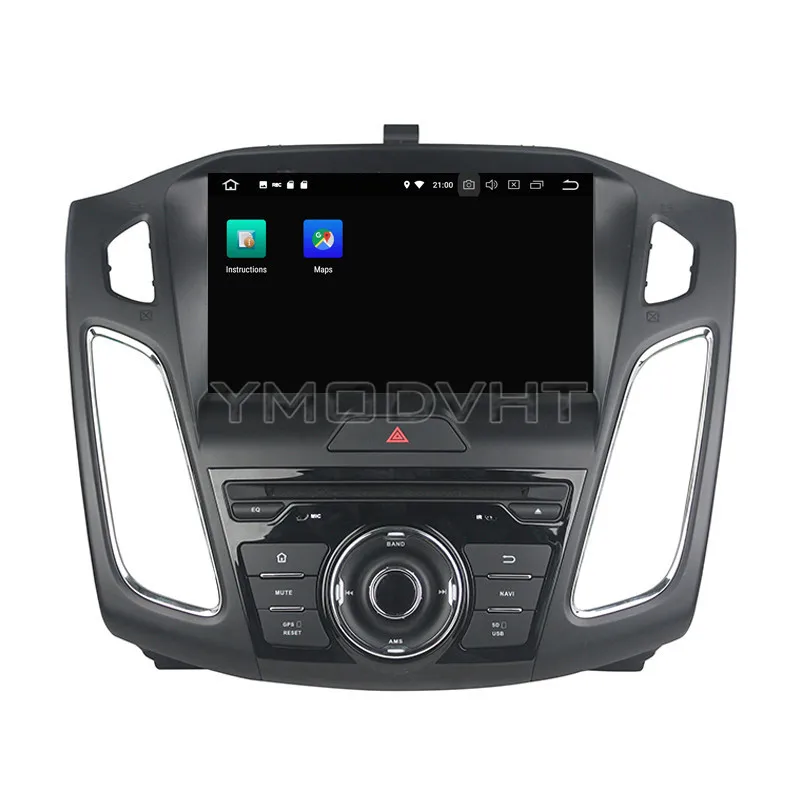 Perfect YMODVHT 9inch Android 8.0 Octa Core PX5 4GB RAM 32GB ROM Car DVD Player Radio Stereo GPS for Ford Focus 2012 2013 2014 2015 2016 4