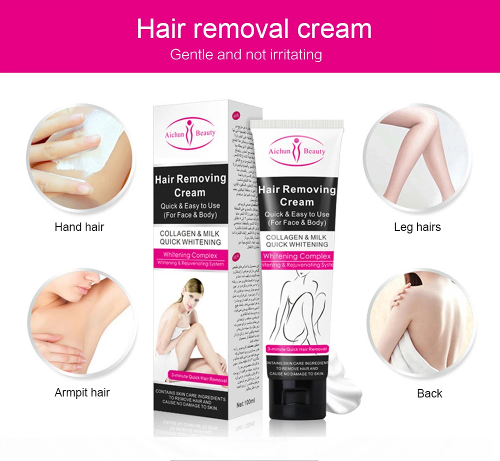 Body Underarm Whitening Cream Skin Armpit Whitening Cream Non Irritating Leg Armpit Painless Hair Removal Cream TSLM1