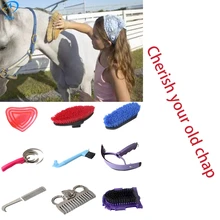 9 в 1 инструмент для чистки лошадей с набором для ухода за лошадьми набор для чистки конного оборудования набор для чистки седл инструменты для чистки верховой езды