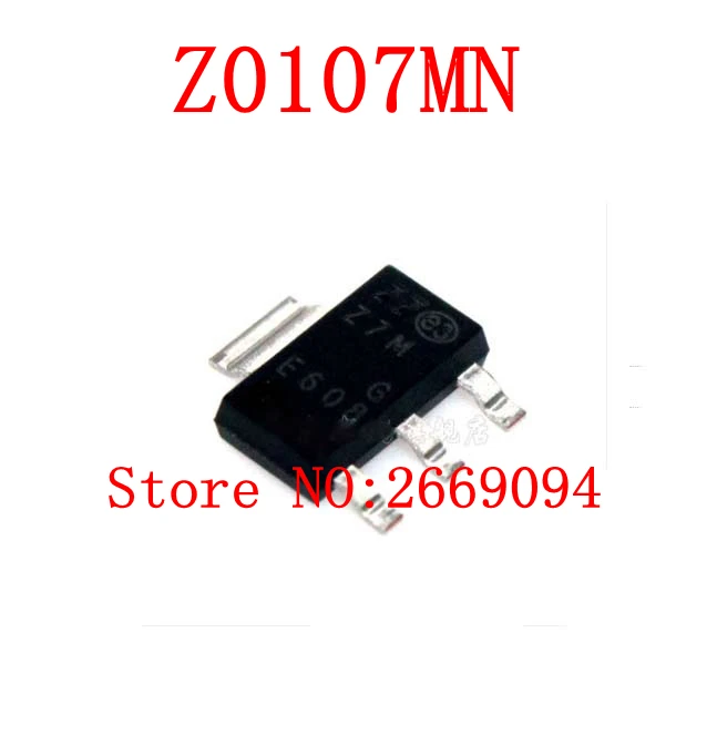 10 шт. Z0107MN Z7M SOT-223 Z0107 Z0107M 27M ТРИАК Тиристор новый оригинальный | Электроника