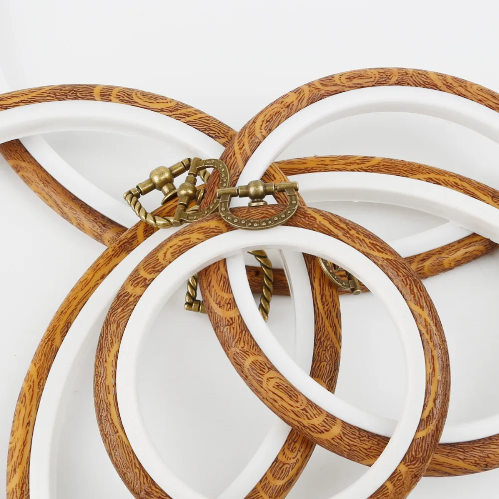 

Big Embroidery Frame DIY Craft Sewing Needwork Tool Embroidery Hoops 1PC Sewing Imitation Wood Embroidery Cross Stitch