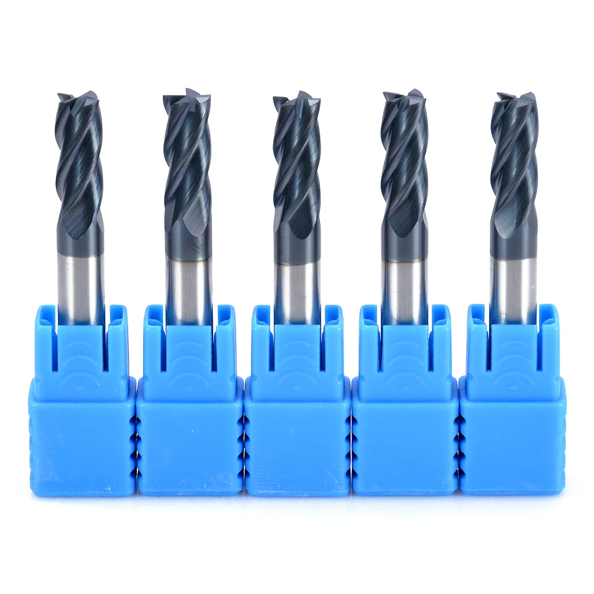 1-6MM 4 Flutes End Mill HRC50 Carbide Tungsten Milling Cutter Set CNC Tool 