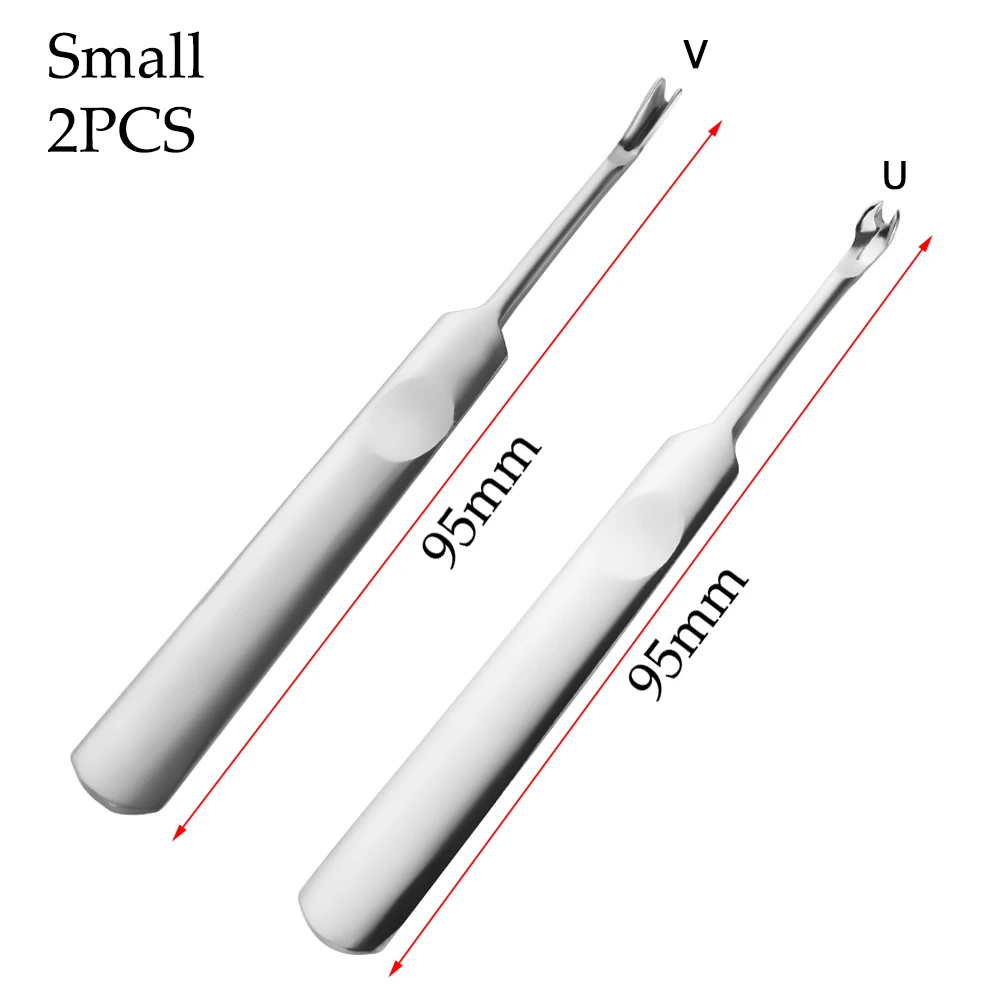 1/2Pcs U + V Shaped Leather Stitching Skiving Handmade Groover Punching Tool Kit Leathercraft Hole Puncher Edge Beveler Tool Kit leather hole punch leather craft tools leather sewing tools