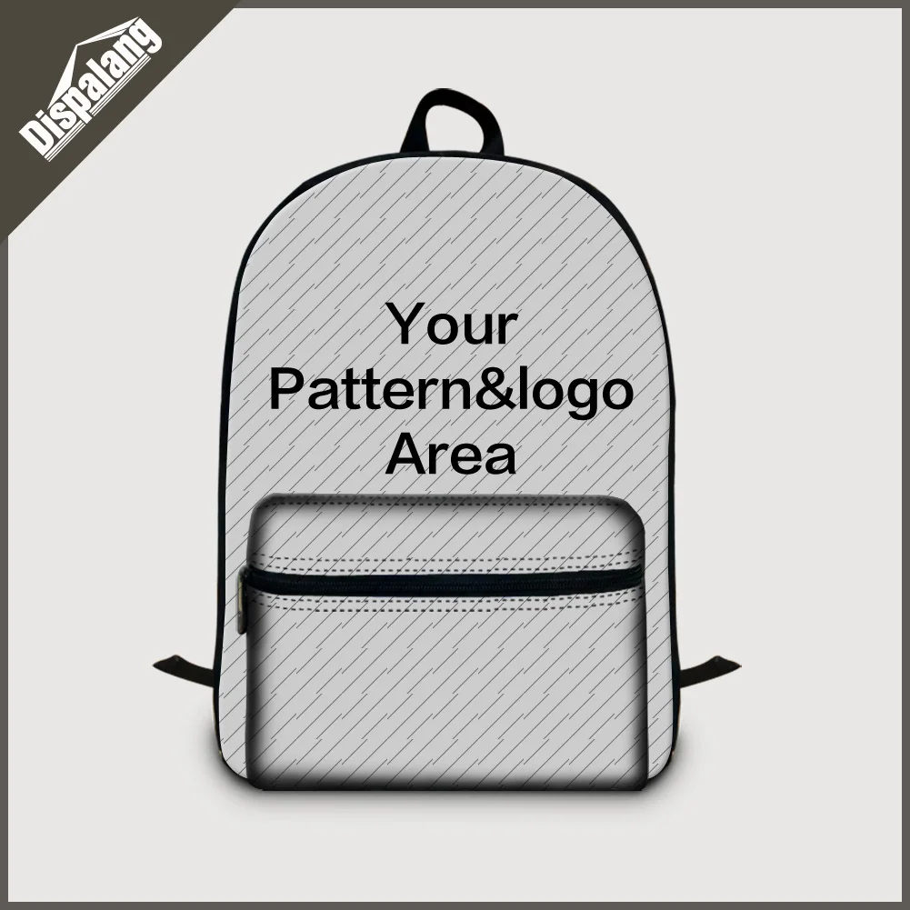 personalized customized school bags 3d printing laptop backpacks for