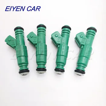 

4X 0280155968 High flow fuel injector 42lb 440CC/Min Green Giant For Volvo EV1
