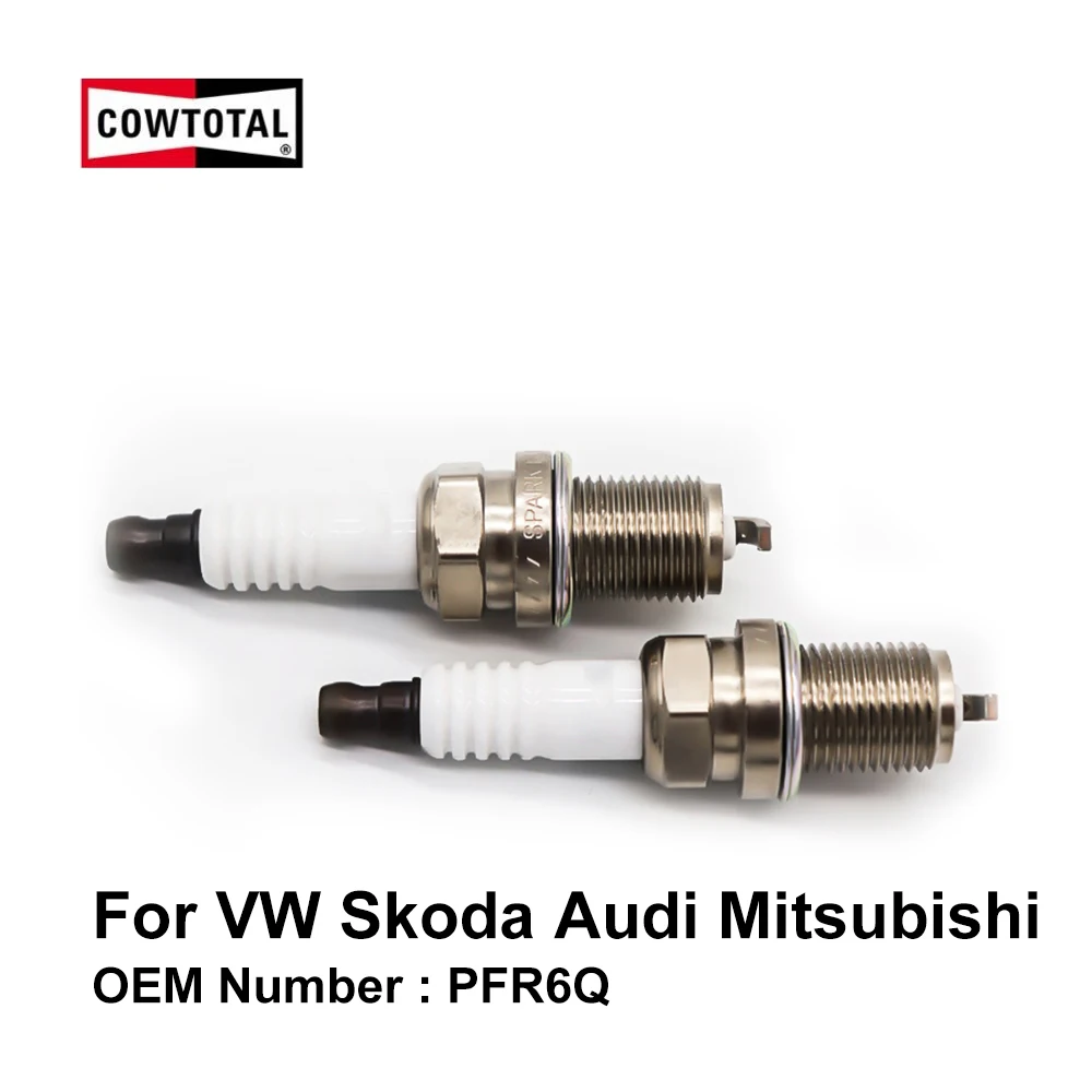 COWTOTAL Platinum Spark Plug for Volkswagen Beetle Passat Sharan Skoda