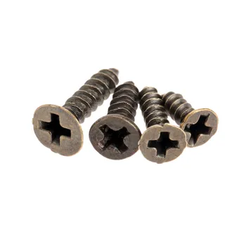 

200Pcs M2 Phillips Plain Furniture Flat Round Countersunk Head Self-Tapping Screws and Bolts M2x6mm/M2x8mm/M2.5x8mm/M2.5x10mm
