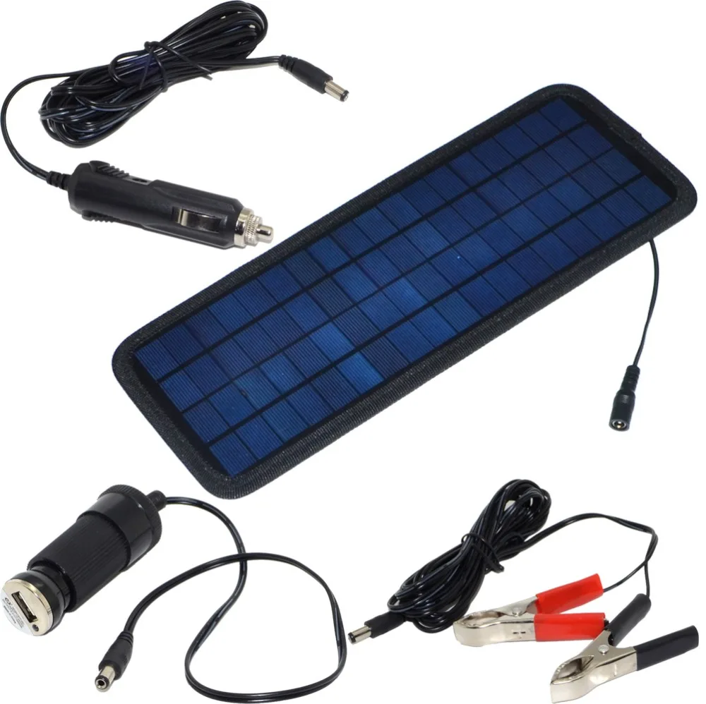 12V 40W Solar Panel Trickle Battery Charger Car Van Boat Caravan Camper*- 506011