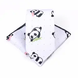2019 Новый хлопковый галстук шарф Набор мультфильм печати хлопок галстук набор мужской Фламинго лиса панда животных печати галстук