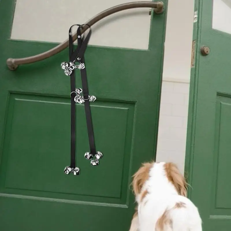 Дверной звонок для дрессировки собаки Регулируемый канат связи дверной звонок товары для домашних животных