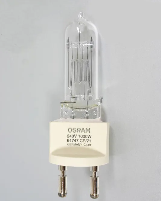 Лампа для точечного светильника 1000 Вт съемки кино и телевидения лампа osram