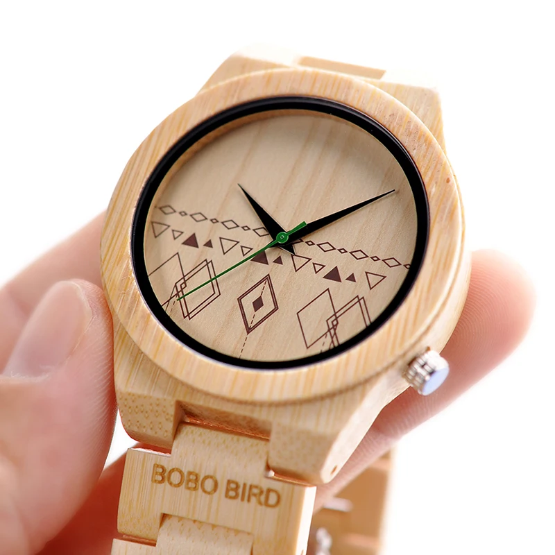 Watch Men Wooden relogio masculino BOBO BIRD Quartz Male Wristwatch Man with Leather Strap as Gift Customized Logo