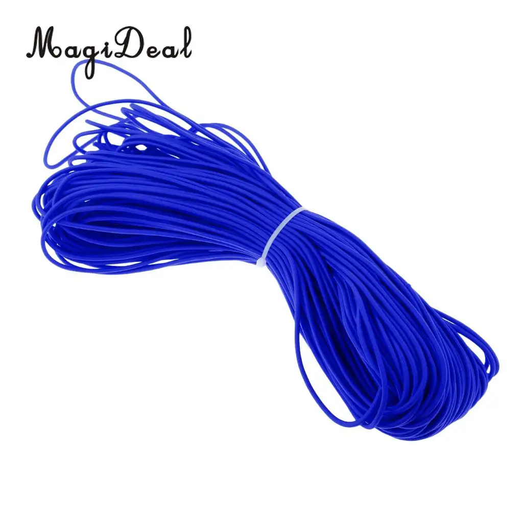 MagiDeal 3mm Elastic Bungee Cord Marine Grade Shock Rope Stretch Band Tie Down Kayak Boat Tent Poles Tarpaulin - Various Length