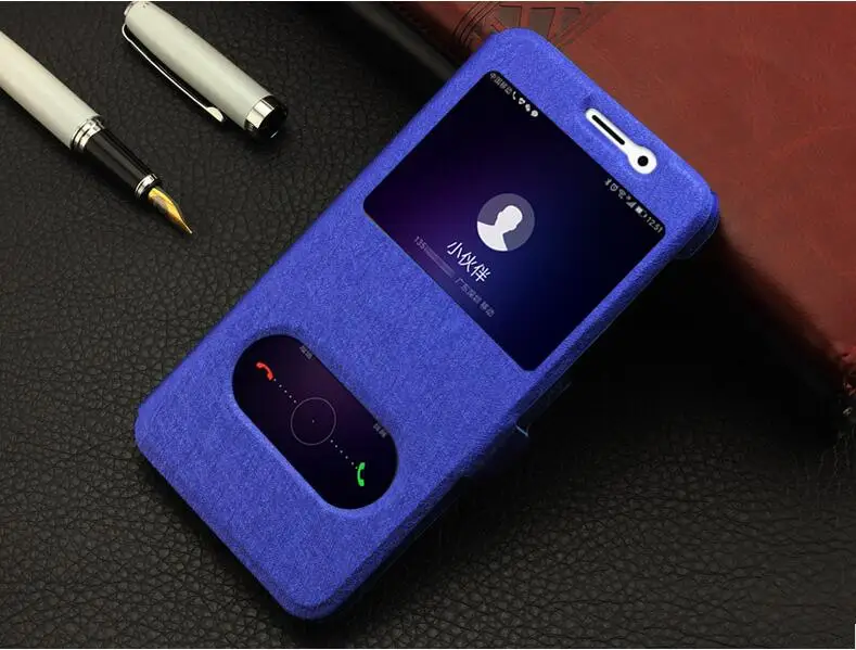 

Case For OPPO F7 Quick Answer View Window Side Flip Case for OPPO F7 F 7 CPH1819 CPH1821