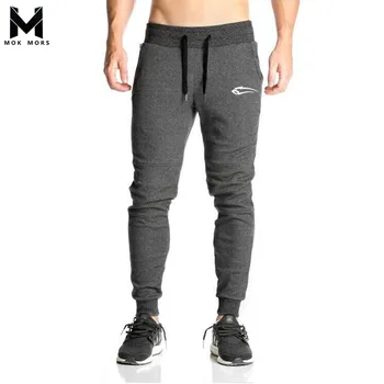 

Fashion Brand High Street Casual Jogger Sportswear Men Sweatpants Personality Printing Low Waist Cotton Feet Men Pants