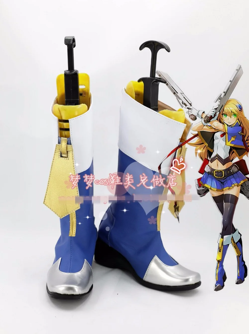 Бесплатная доставка BlazBlue: Chrono Phantasma Noel Vermillion обувь для костюмированной вечеринки