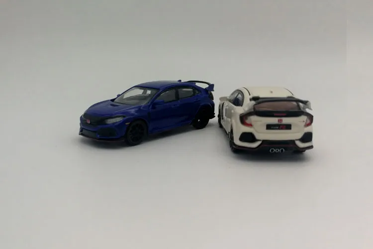 Оригинальная фабрика 1:64 CIVIC Тип R FK8 игрушечный автомобиль из сплава игрушки для