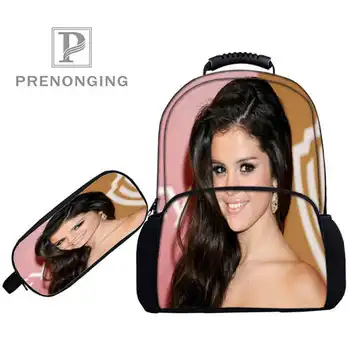 

Custom 17inch Selena_HD Backpacks Pen Bags 3D Printing School Women Men Travel Bags Boys Girls Book Computers Bag#1031-01-68