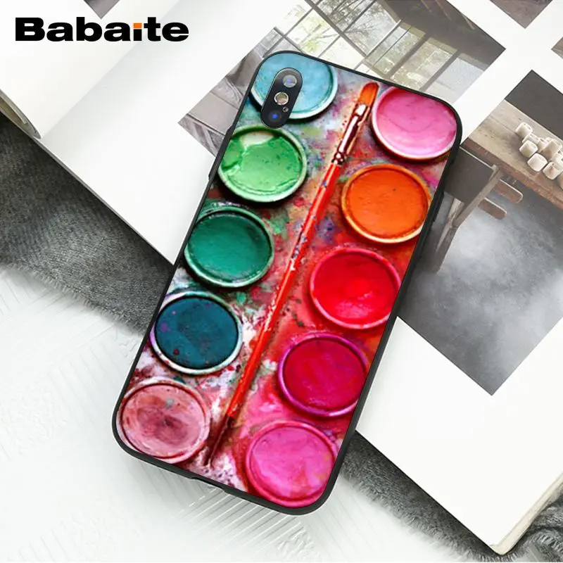 Colorful Watercolors Set Paint Palette Cake Macaroon Makeup
