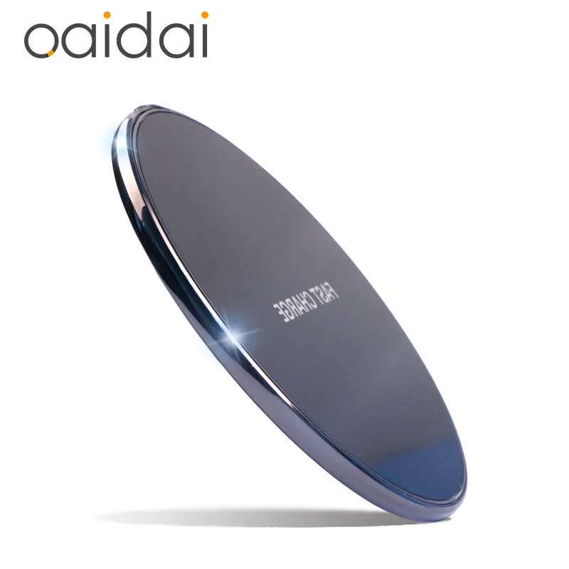 

QAIDAI Wireless Charger for iPhone 8/X /8 Plus 10W Qi Fast Wireless Charging Pad Wireless Charger for Samsung Galaxy S8/S7 /S8 +