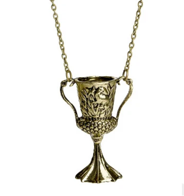 

ZRM 20pcs/lot Wholesale Fashion Jewelry Vintage Charm Potter Horcrux Transformation Helga Hufflepuff's Cup Necklace