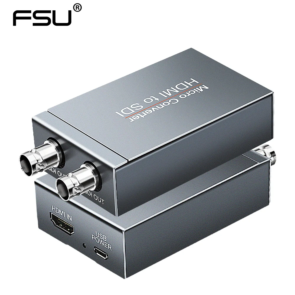 Mini HD 3G SDI to HDMI Converter Adapter HDMI to 3G SDI*2 Display 1080p with usb power HDMI Switcher to SDI for PS3/4 Smart box