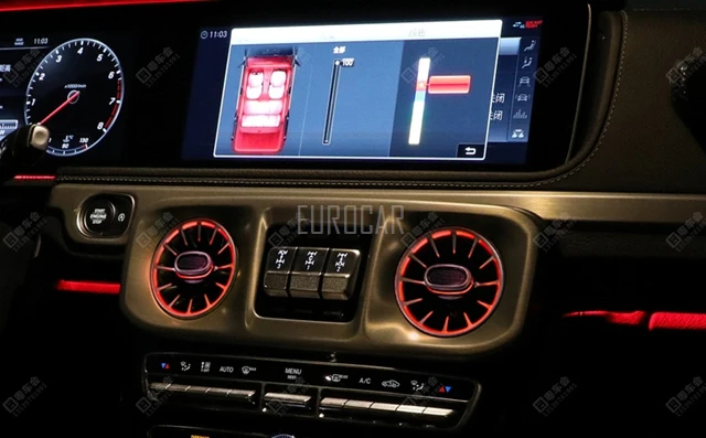 g class 2019  W464 g63 g500 g65 air vent ambient lights (5)