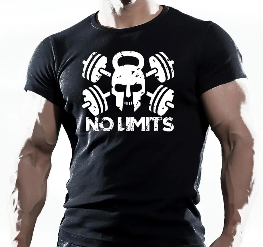 WOD Allenamento Funzionale Fitness Strength T Shirt nera Crossfit Stile