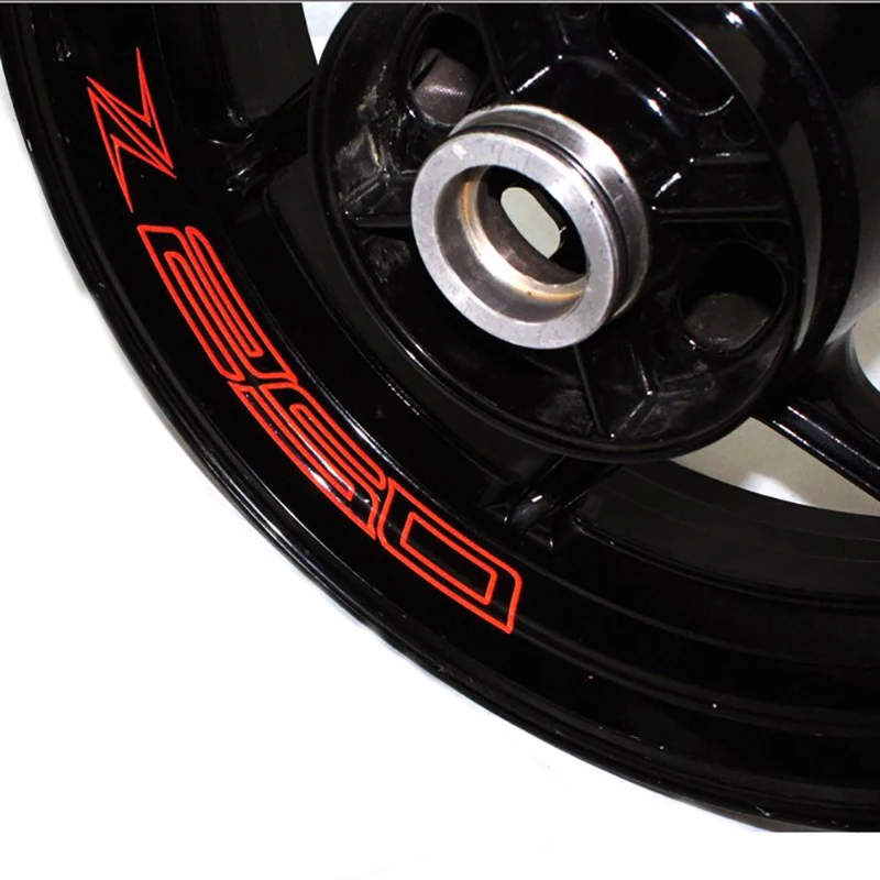 Motorcycle Wheel Sticker Decal Reflective Rim Bike Suitable for KAWASAKI Z250 Z-250 | Автомобили и мотоциклы