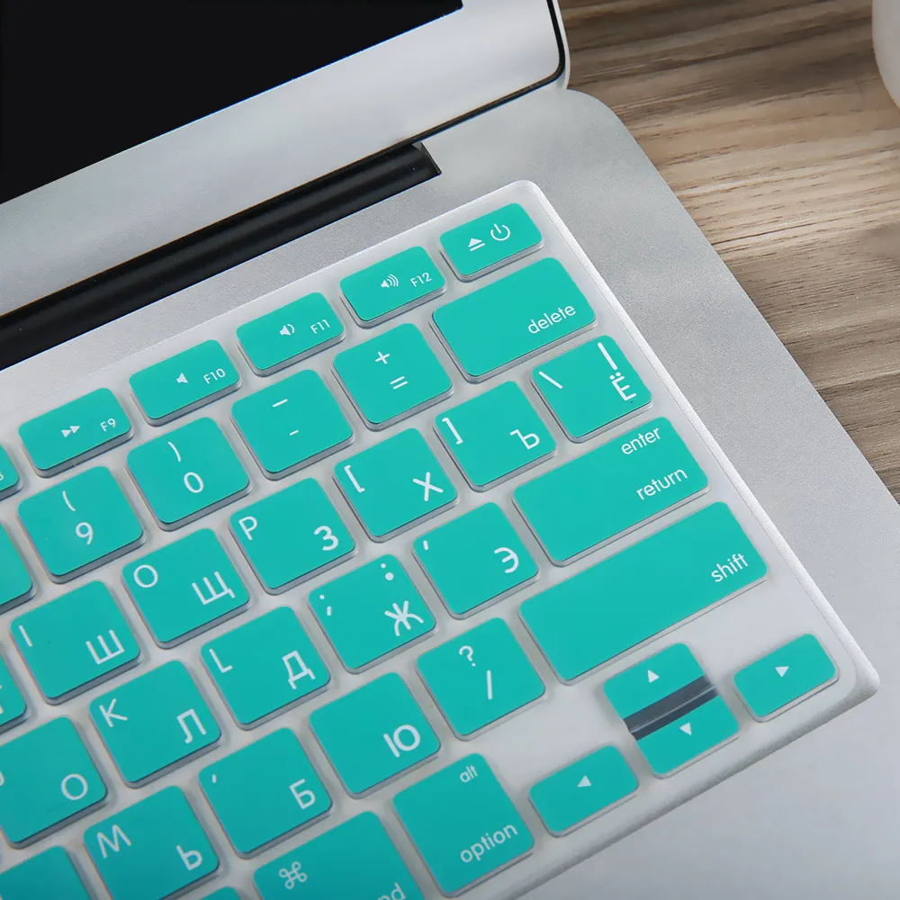 Силиконовый чехол с клавиатурой для MacBook Air 13 Pro 15 17 дюймов Retina A1466 A1502 A1398|silicone keyboard