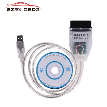 

Diagnostic Cable SMPS MPPS V13.02 CAN Flasher Chip Tuning ECU Remap OBD2 Professional Car Diagnostic Tool auto scanner Latest