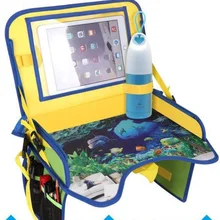 Прямая детских уличных автомобильных поддонов, детская игра-раскраска дисков, защитные сиденья для хранения, обеденные тарелки