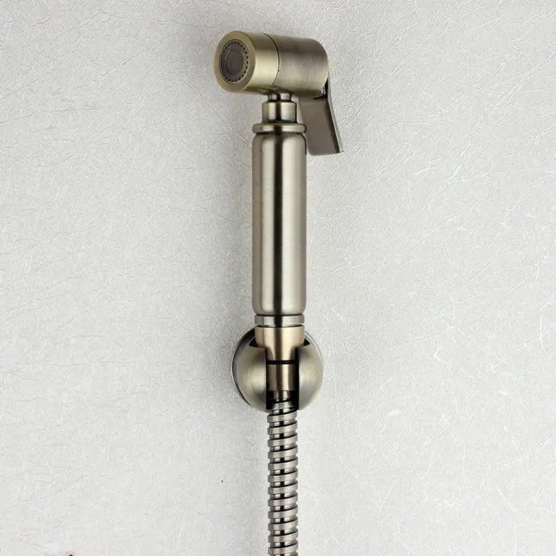 

Free Shipping Round Bronze Toliet Hand held Bidet Faucet Shattaf Sprayer Shower kit 02-173