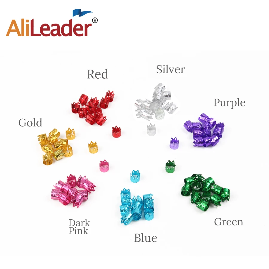 Alileader Adjustable Hair Extension Braid Decoration Crown Cuff Dreadlocks Tube Beads Ring Clip Pins Set Silver and Gold Alileader Adjustable Hair Extension Braid Decoration Crown Cuff Dreadlocks Tube Beads Ring Clip Pins Set Silver and Gold